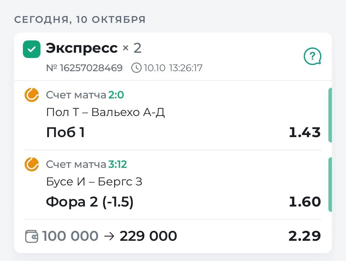 🔥 ОЧЕНЬ УВЕРЕННАЯ ПОБЕДА ДВОЙНИКОВ С КФ 2.29 ✅
