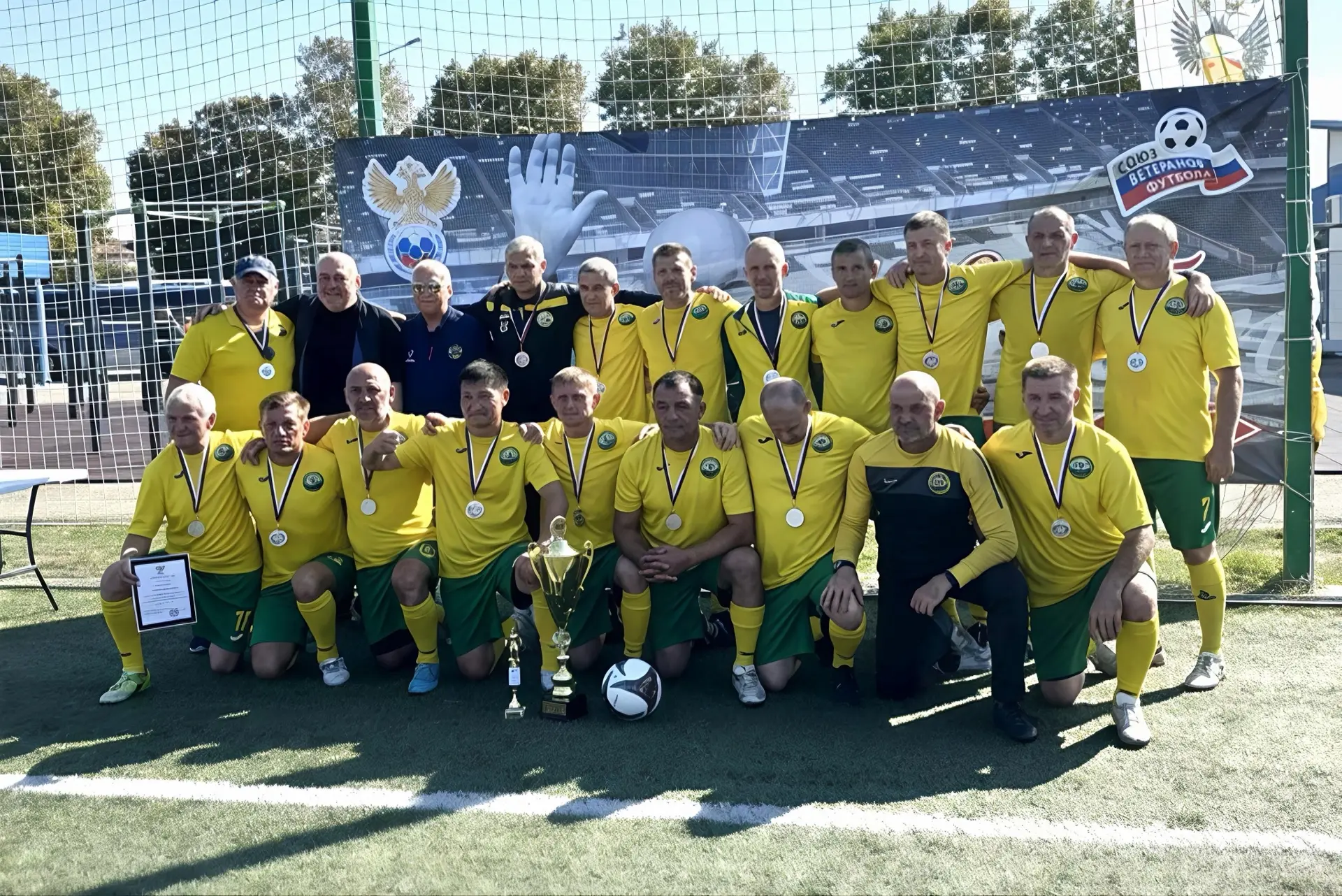 ⚽ Ветераны «Кубани» выступили на Чемпионате России 50+.