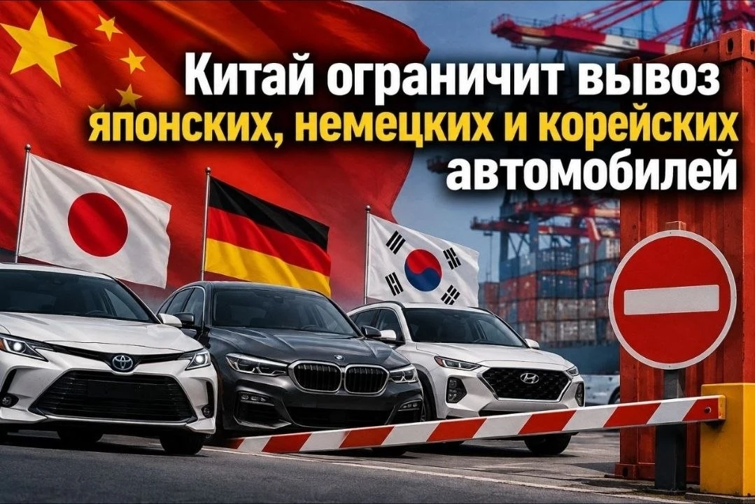 С 2027 года никаких вам Японских, Корейских и Немецких новых и б/у автомобилей ❌