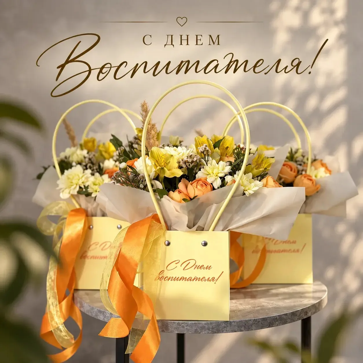 С праздником, дорогие воспитатели! 🌷