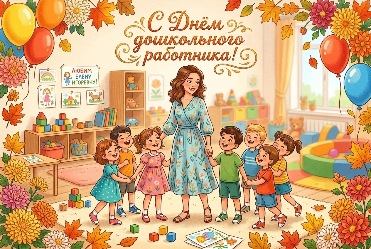 💐 27 сентября - День дошкольного работника