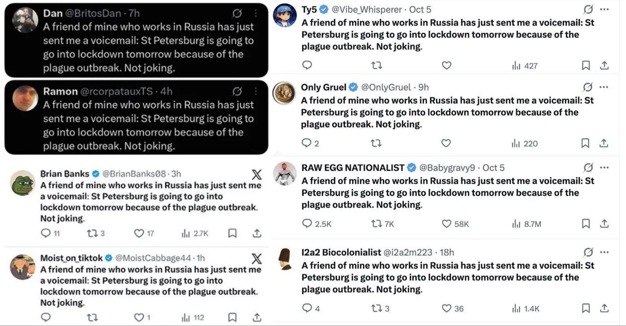 Европа запустила свою бот-сеть о чуме в России, которая должна была убить россиян еще н...