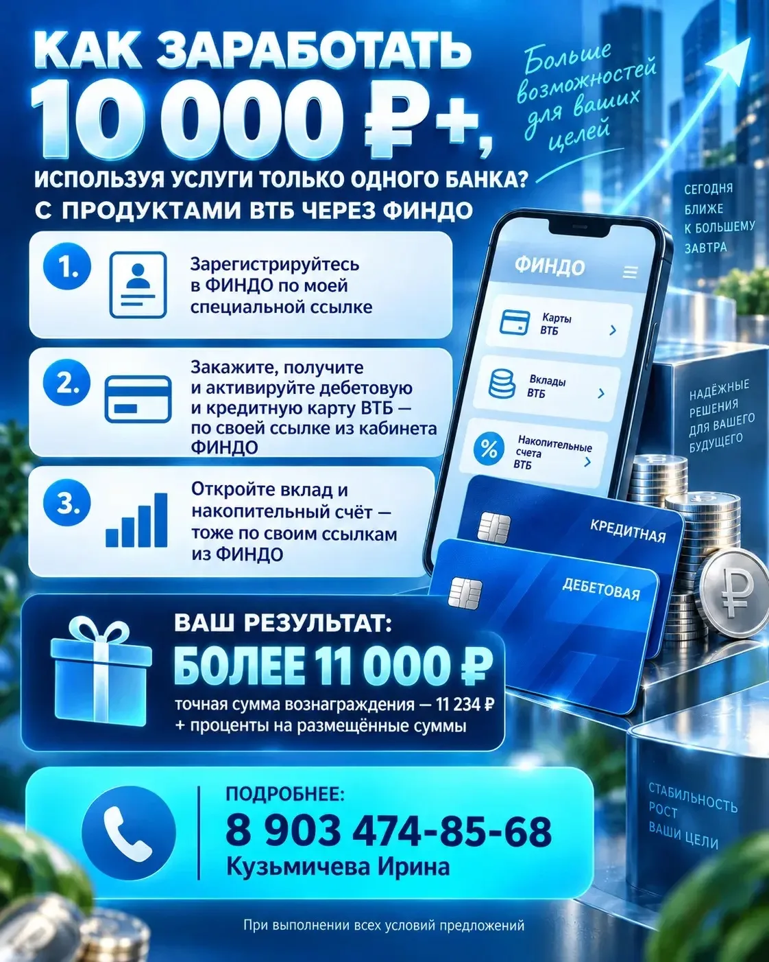 Самый простой способ заработать 10 000₽+