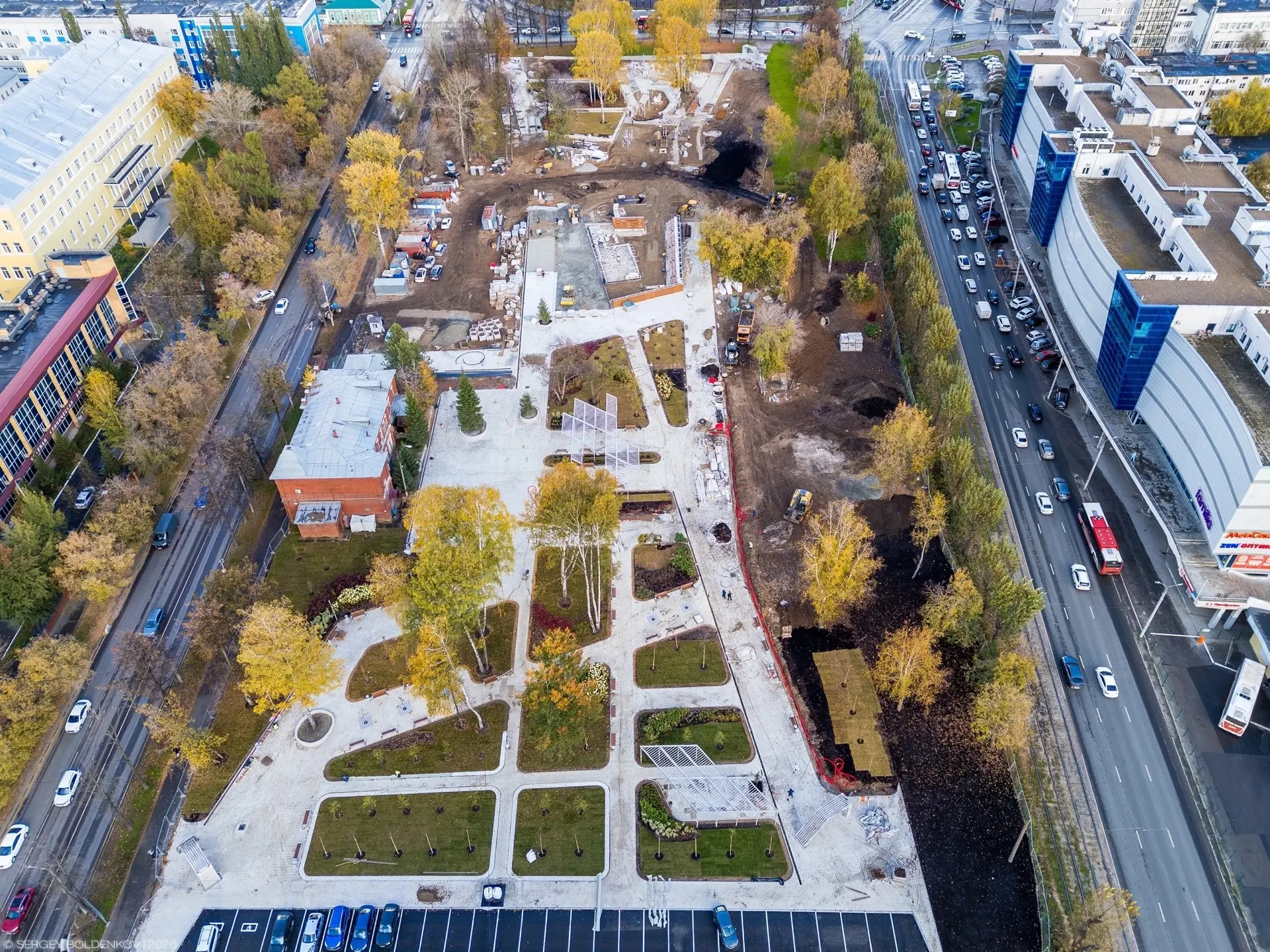 🌳 Строительство Александровского сквера на территории бывшей инфекционной больницы Перми