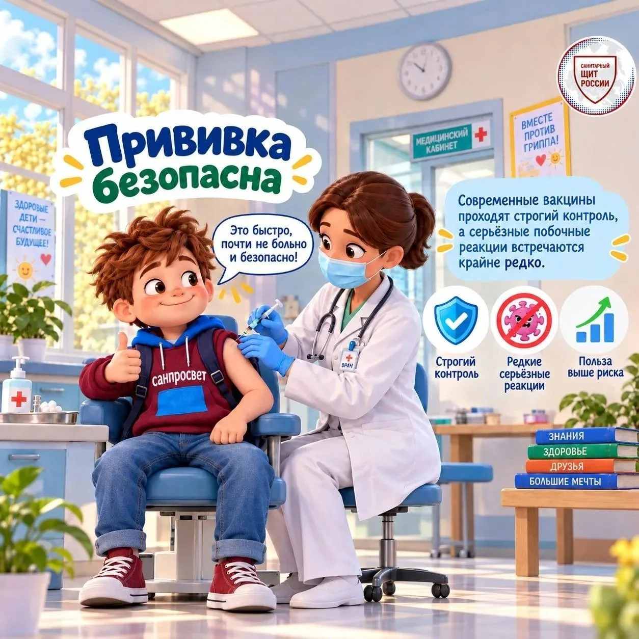 Как защитить себя и ребенка от вирусов, когда вокруг все начинают чихать? Ответ прост: ...