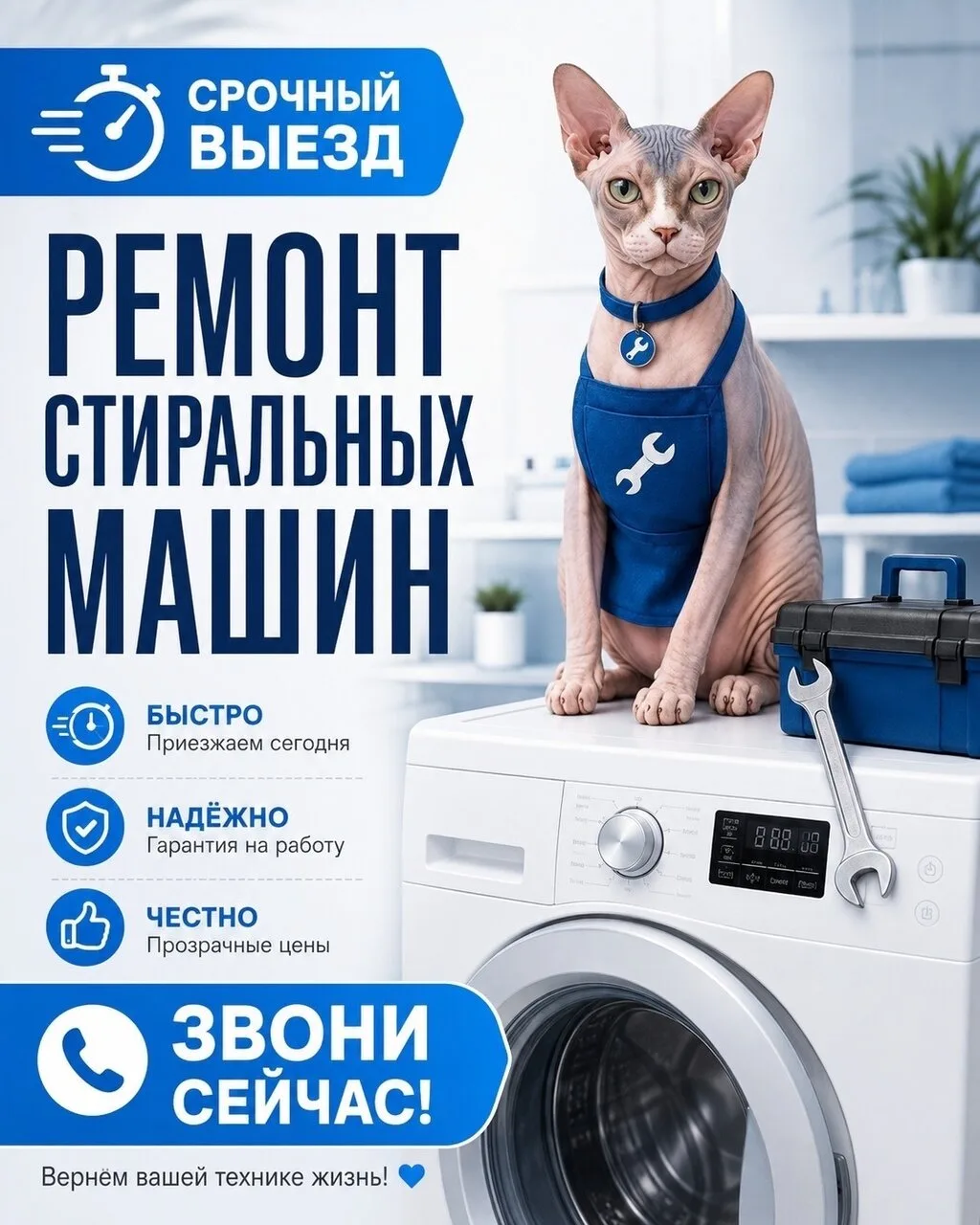 💡🔌 Ремонт стиральных машин на дому