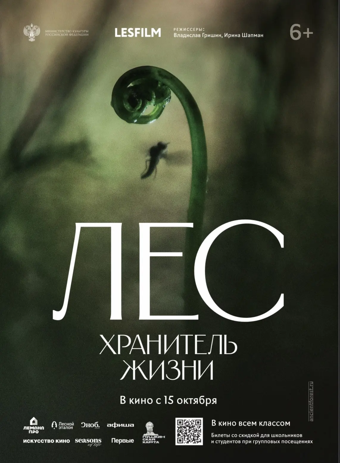 🎬 «В кино всем классом»: смотрим фильм «Лес. Хранитель жизни»!