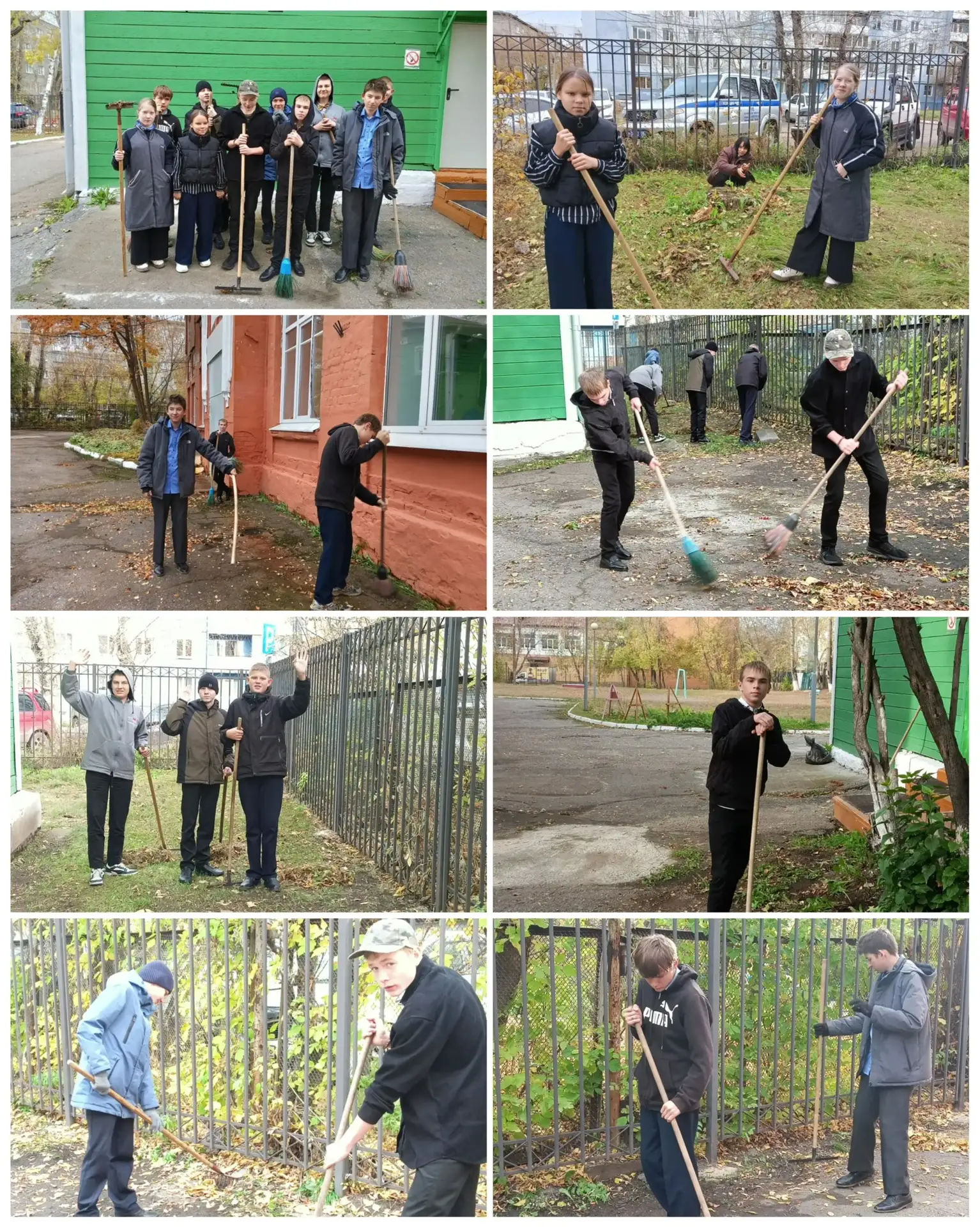 Сегодня ученики 11-го и 7-го классов вместе с педагогом Леонидом Георгиевичем вышли на ...