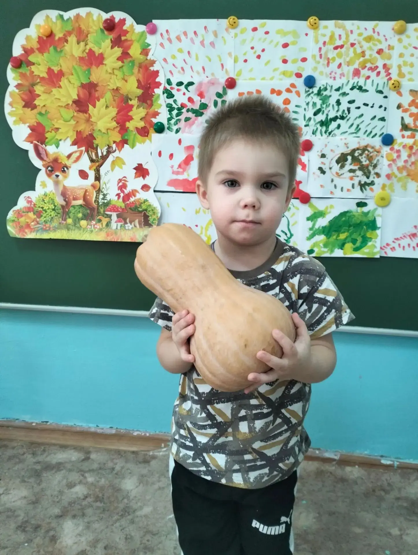 Семья Сазоновых гр."Колокольчик"-участник осенней акции "Тыквы бывают разные"🎃🎃🎃Огро...