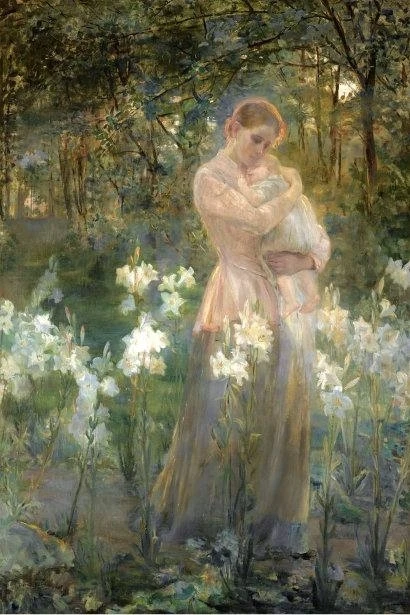 🎨 Дора Хитц (1856—1924) «Дитя Солнца»: Свет материнской любви