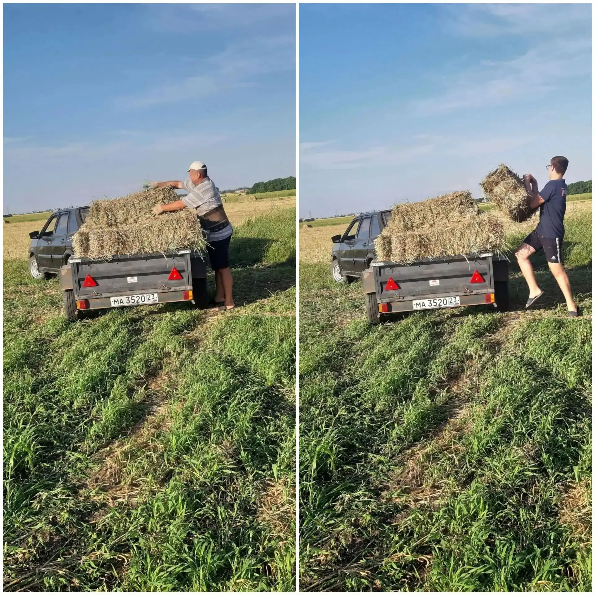 🚜 Трудовой десант: Работаем вместе с папой!