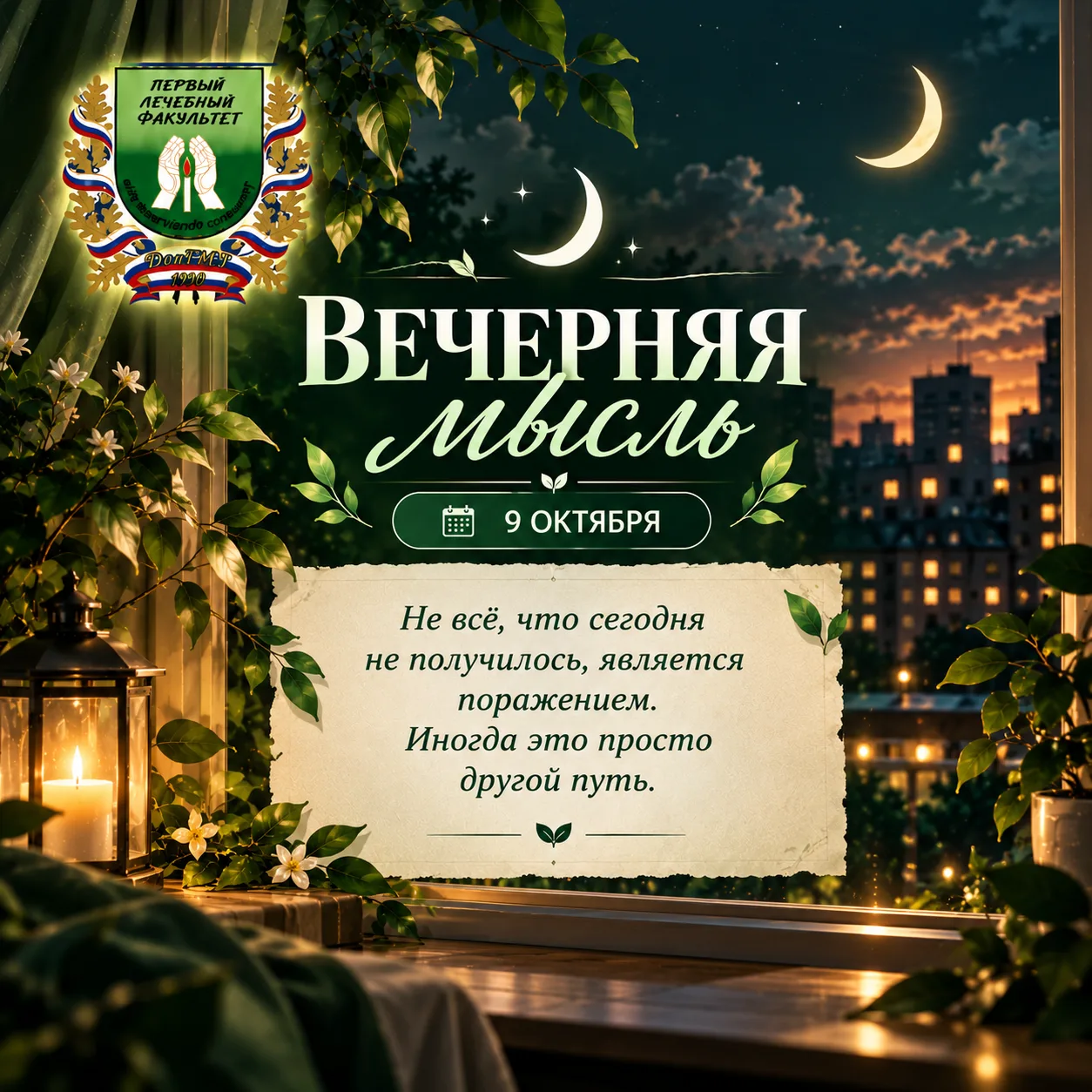 НОВАЯ РУБРИКА – «ВЕЧЕРНЯЯ МЫСЛЬ 🌙»