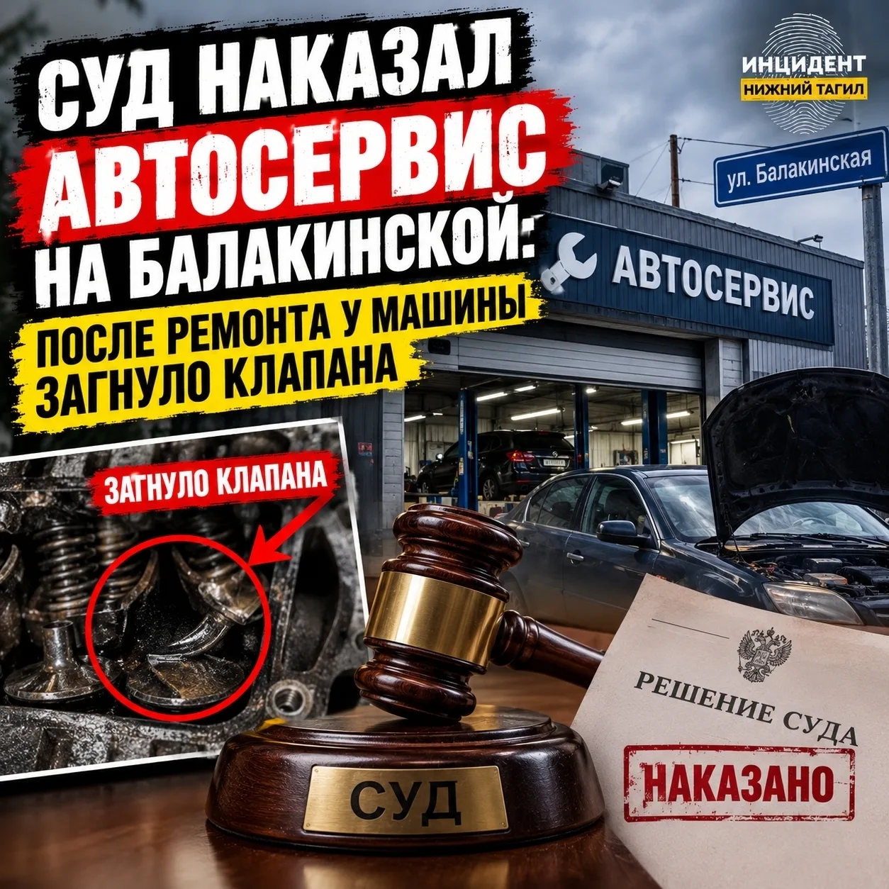 🔧 Суд решил: автосервис на Балакинской заплатит почти 900 тысяч за ремонт с загнутыми ...