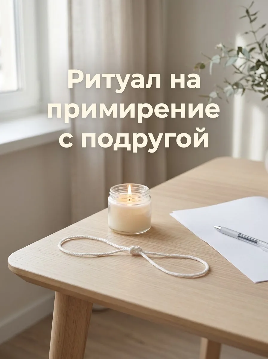Этот ритуал поможет, если вы поссорились с близкой подругой, а первой шаг сделать не по...