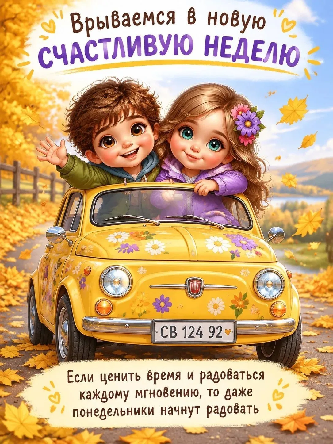 🍁Врываемся в новую счастливую неделю!