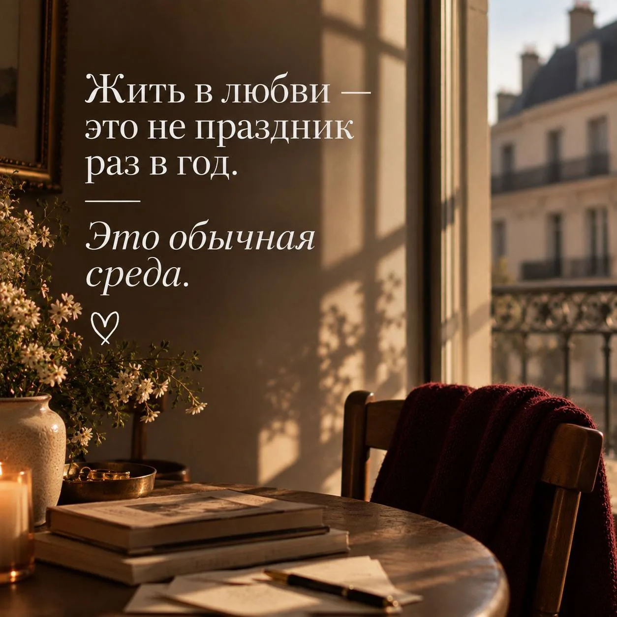 Любовь живёт в расписании обычного дня. Листайте до конца и сверьте со своей средой 🙂