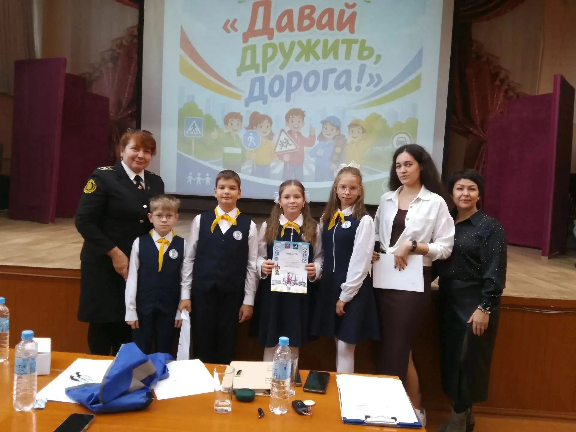 Отряд ЮИД нашей школы под руководством Шевченко О. С. одержал победу в номинации «Лучша...