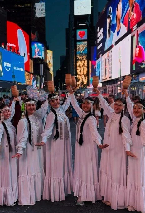 Ансамбль «Сандаара» выступил на Манхэттене 🗽в New York International Dance Festival 2026!
