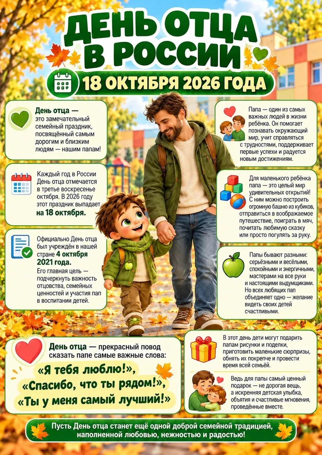 🎉 Поздравляем с предстоящим праздником Днём отца! 🎉
