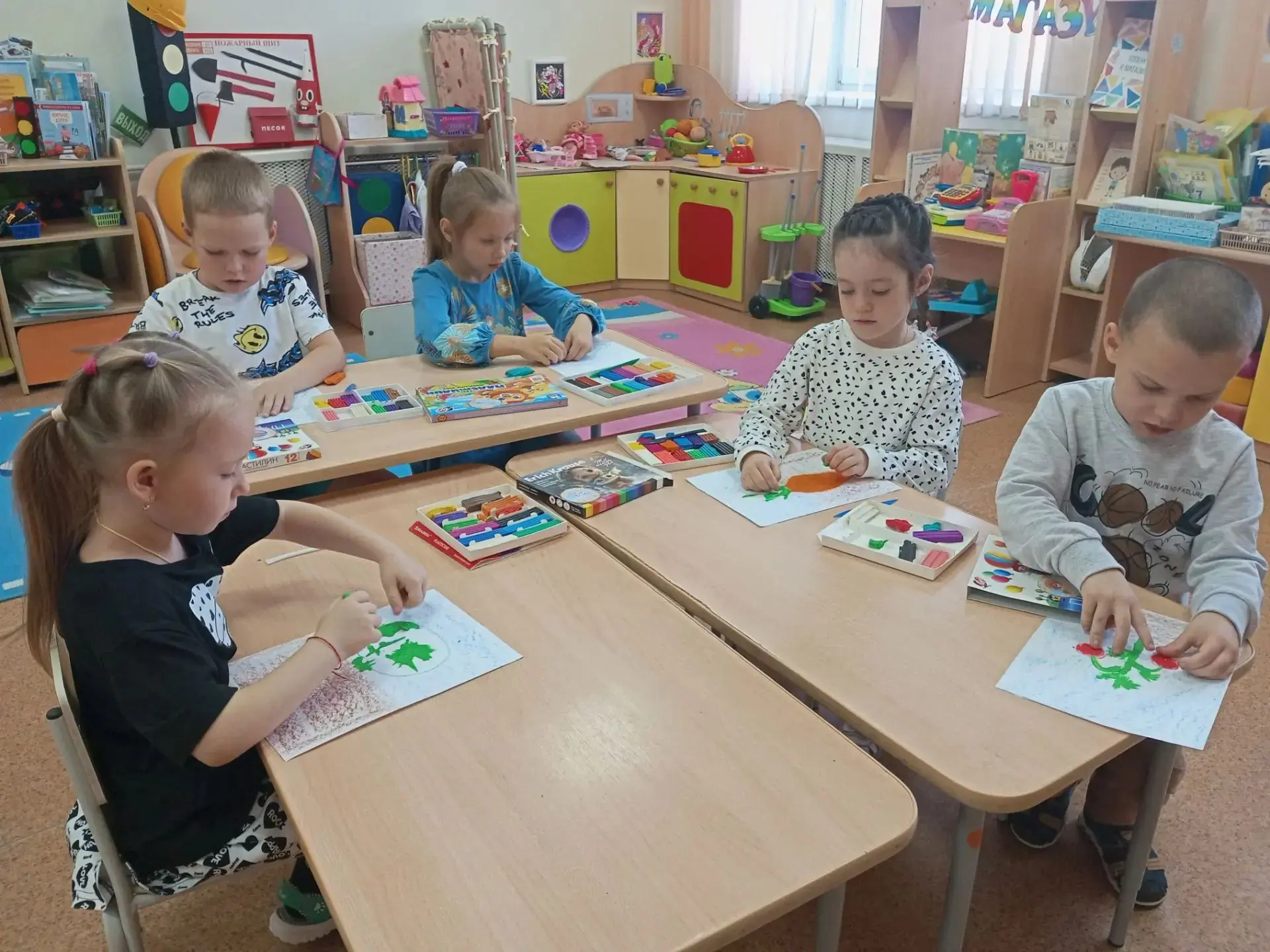 На прошлой неделе ребята из подготовительной группы компенсирующей направленности «Зате...