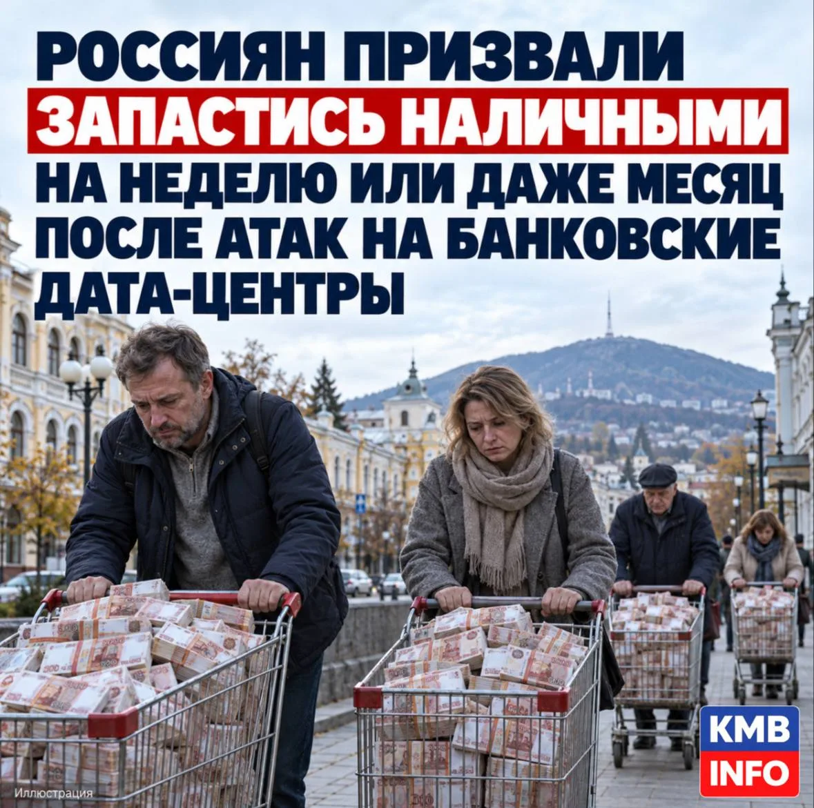 Россиян призвали запастись наличными на неделю или даже месяц после атак на банковские ...