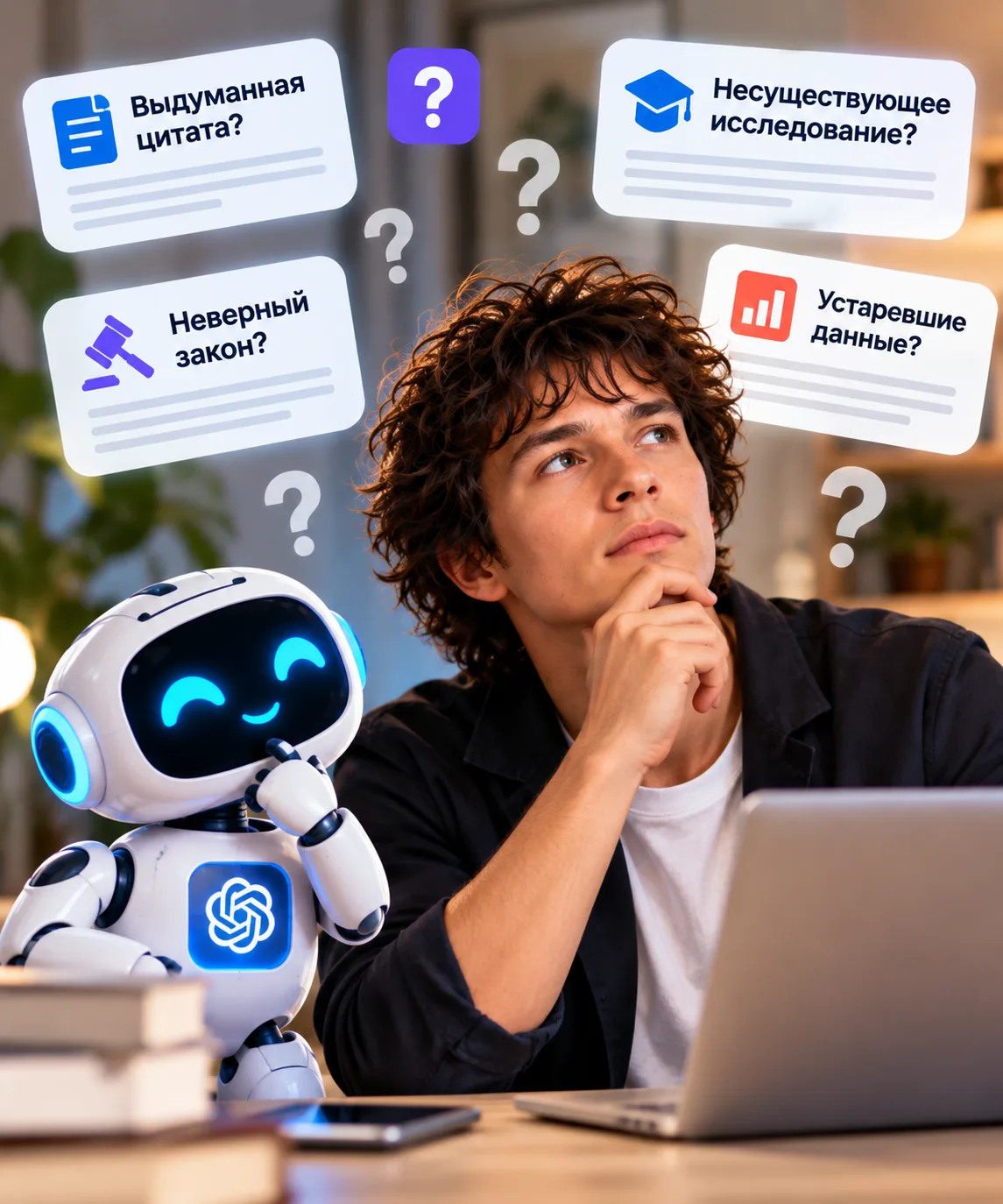 🧠 Почему искусственный интеллект иногда врёт так убедительно?