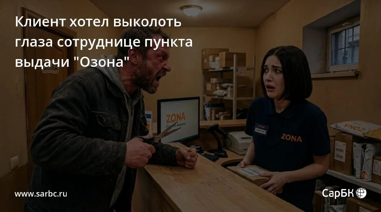 🔴 Клиент хотел выколоть глаза сотруднице пункта выдачи "Озона"