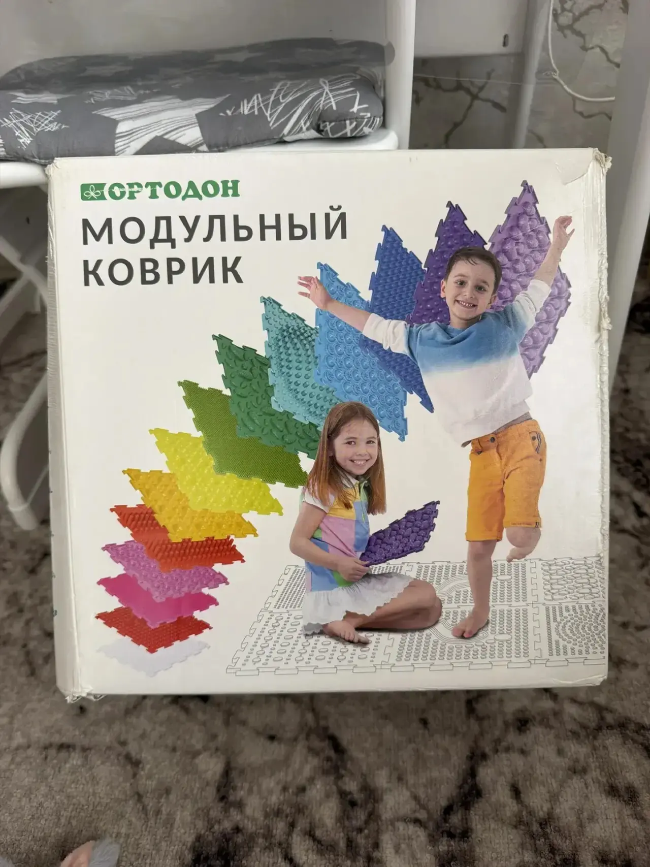 Продается модульный детский коврик ортопедический.