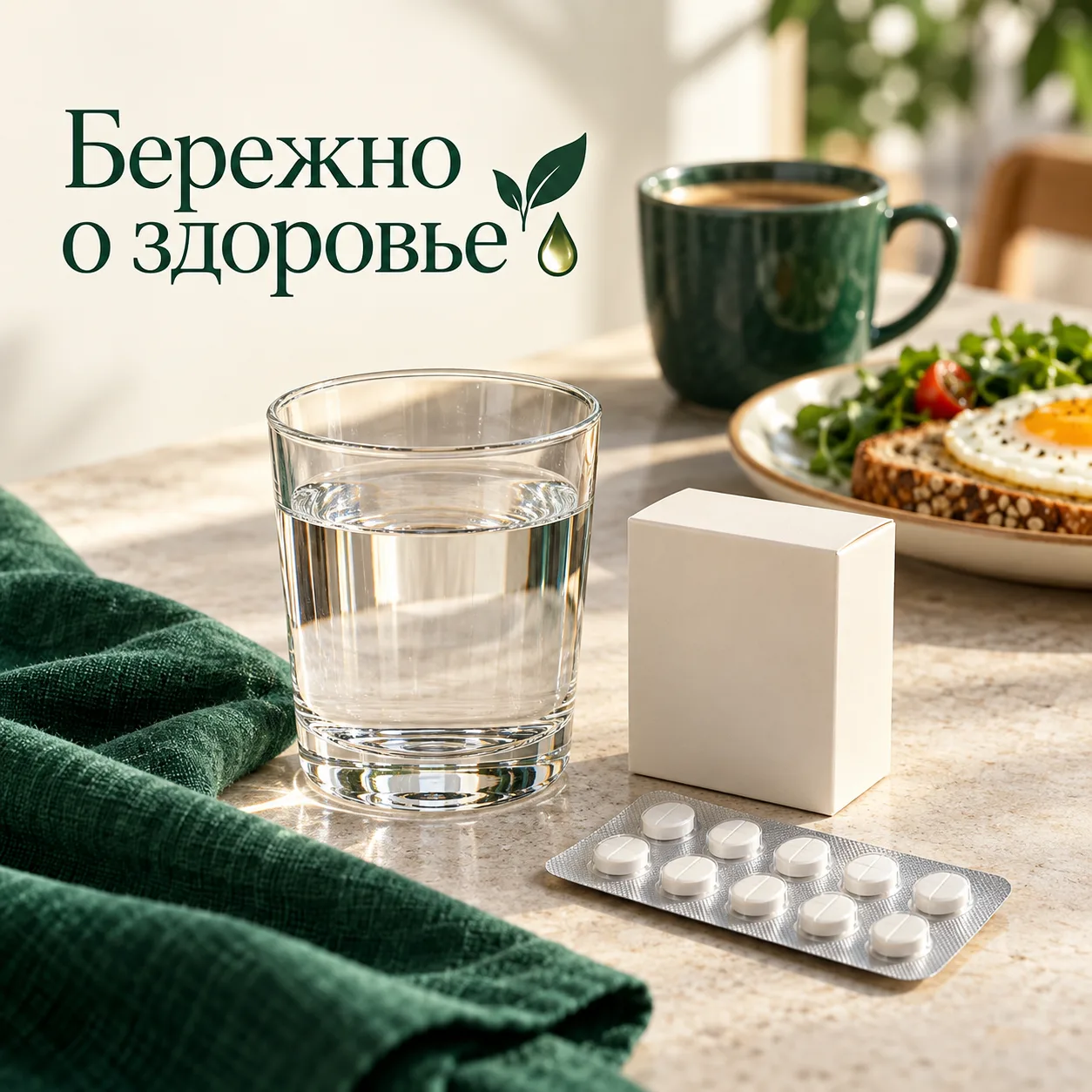 🌿 До еды или после — какая разница для таблетки?