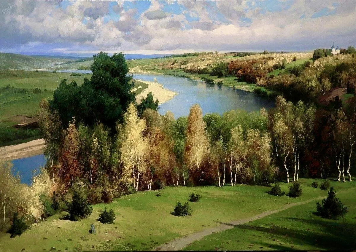 Василий Поленов «Золотая осень» 1893 г.