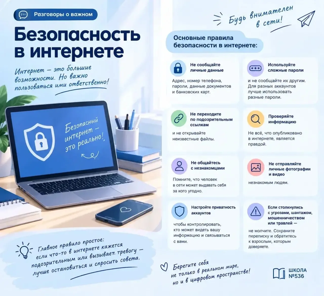 🌐 Разговоры о важном: безопасность в интернете