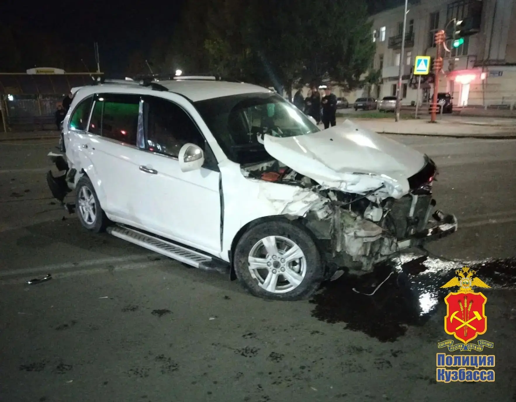 В момент аварии пациентов внутри не было, сообщили в полиции Кузбасса