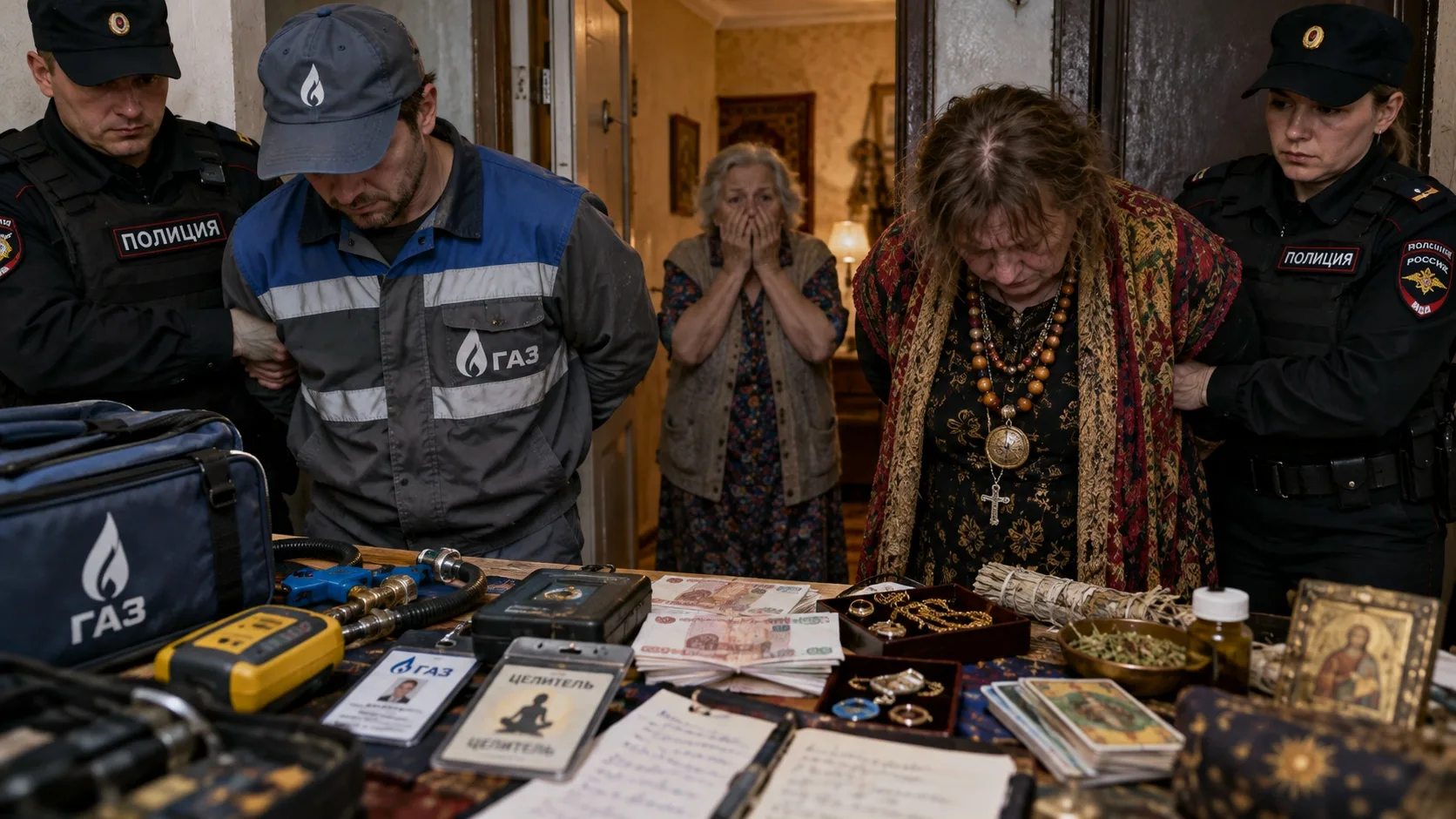 В Орехово-Зуеве арестованы двое, обокравшие пенсионерку под видом газовиков и целителей