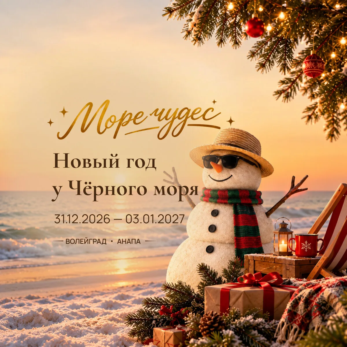Новогодний отдых у моря для всей семьи