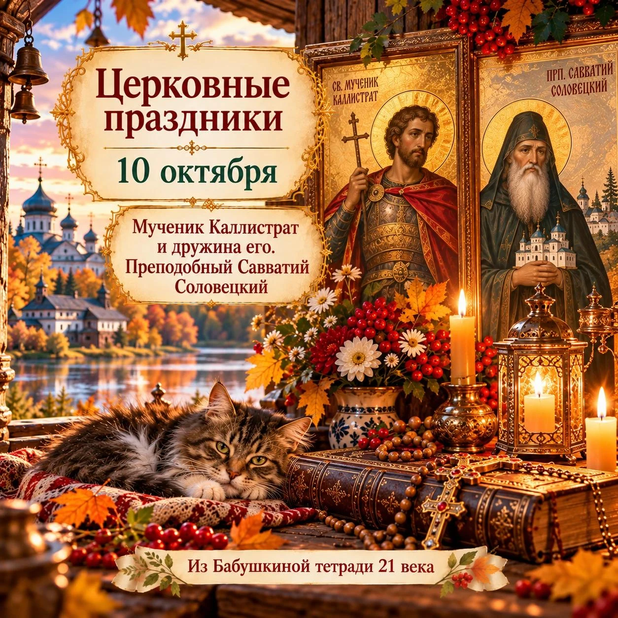 Церковные праздники – 10 октября 🌿