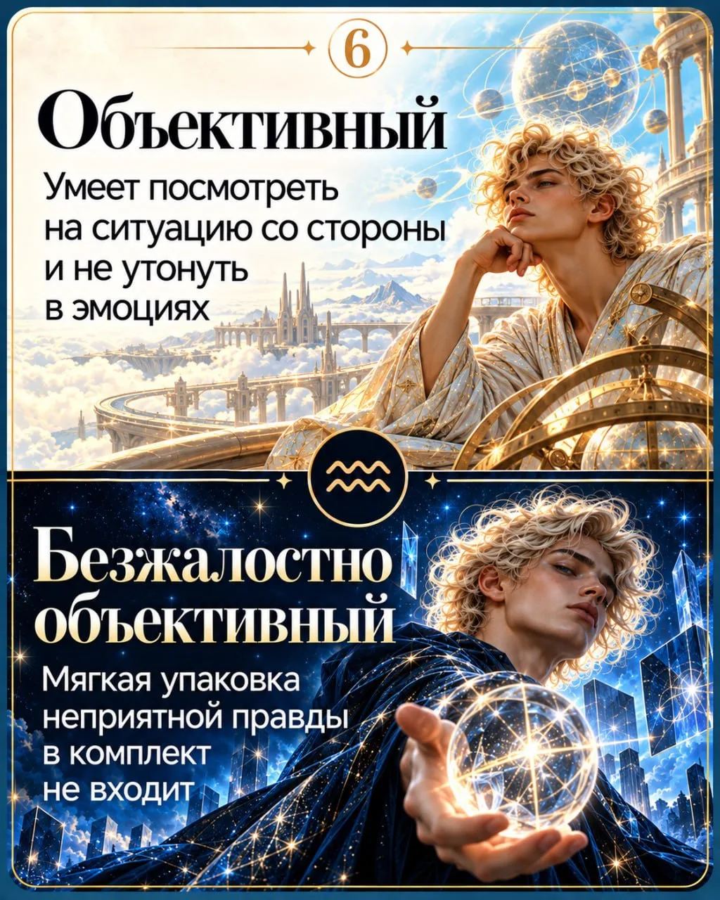 Узнаете? Согласны? Пересылайте знакомым Водолеям  ♒️