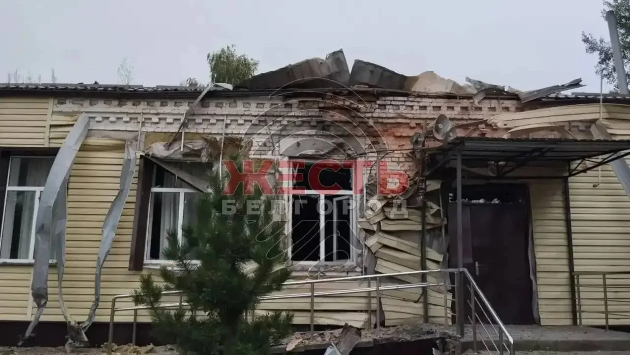 Дрон атаковал Дом культуры в Грайворонском округе.