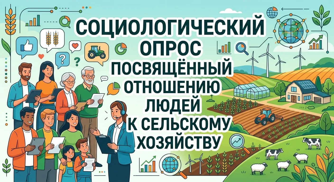 📊 Будущее сельского хозяйства формируется уже сегодня — и ваш голос в этом важен!