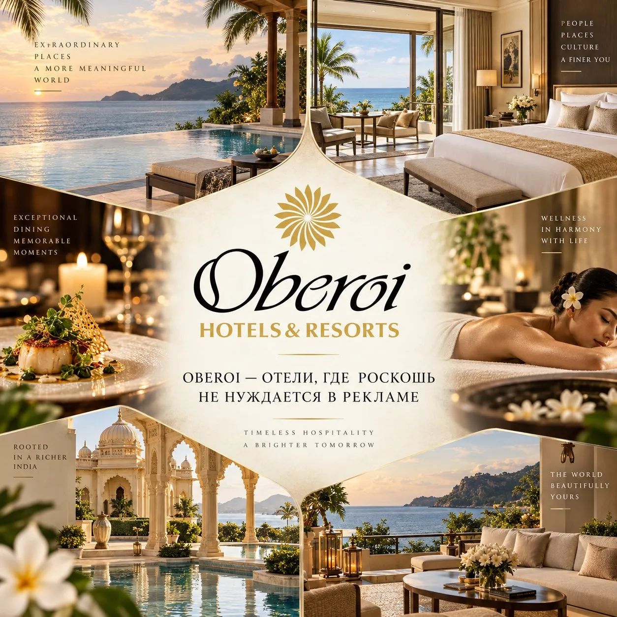 👑 OBEROI — ОТЕЛИ, ГДЕ РОСКОШЬ НЕ НУЖДАЕТСЯ В РЕКЛАМЕ