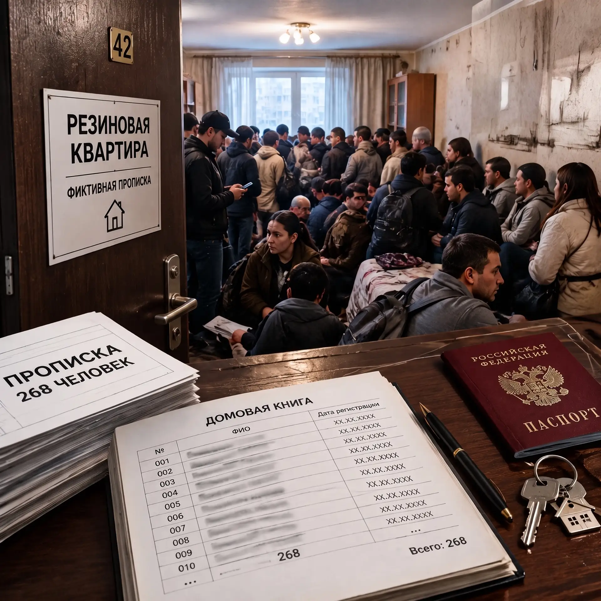 😱 268 мигрантов прописал у себя в доме оренбуржец