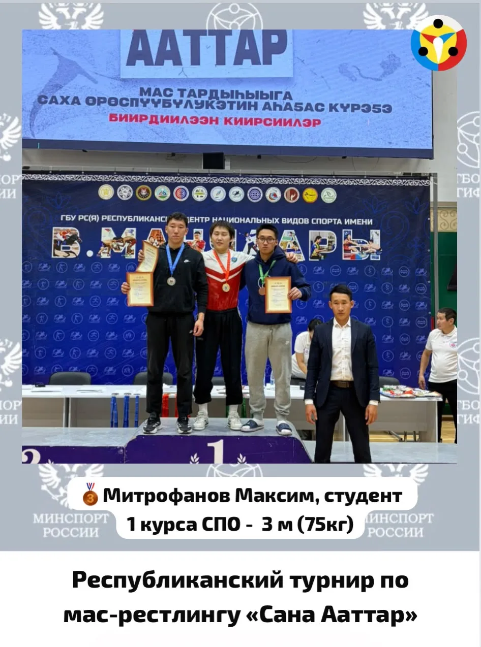 Поздравляем наших студентов с победой на турнире «Сана Ааттар»!