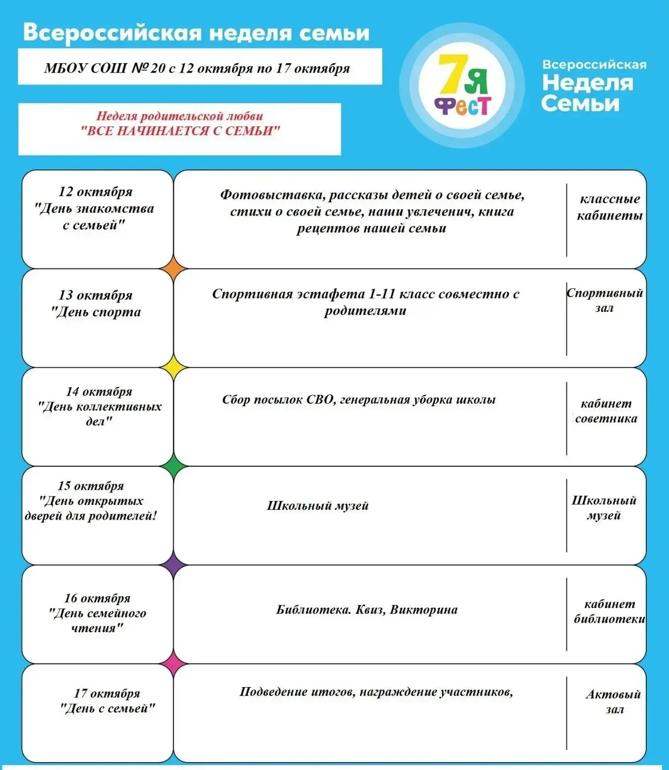📜 Объявление: Семейная неделя! 📜Дорогие друзья и члены нашей дружной семьи!