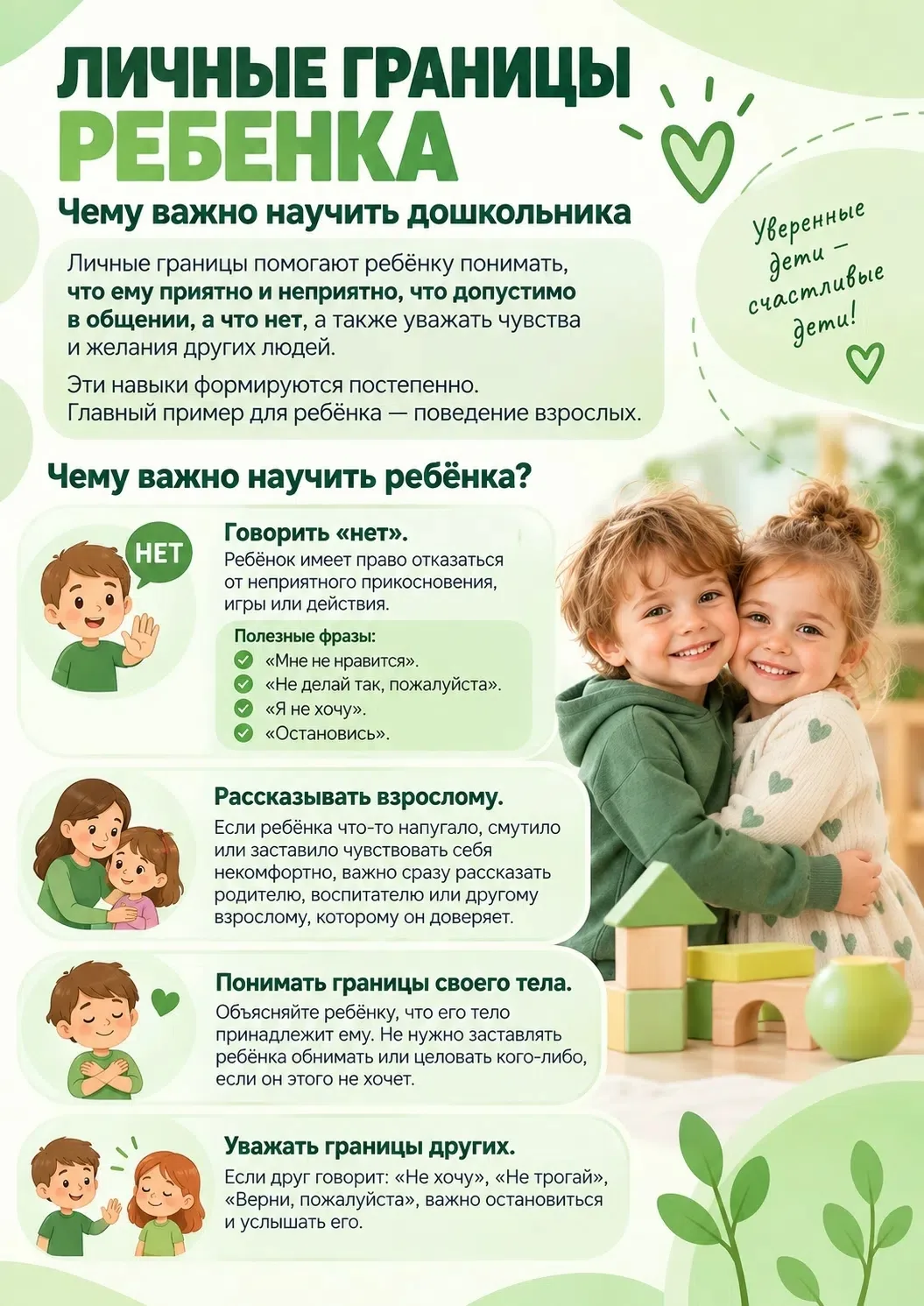 💚 Личные границы ребёнка