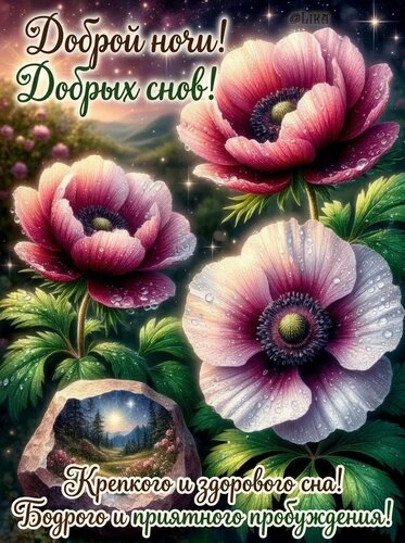 Открытки спокойной ночи