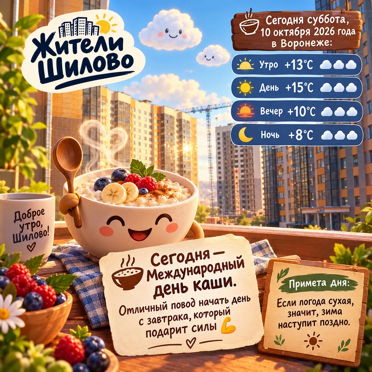 🥣 Доброе утро, кашееды 😁