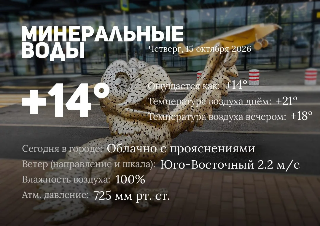 ☀️ Доброе утро, Минеральные Воды!