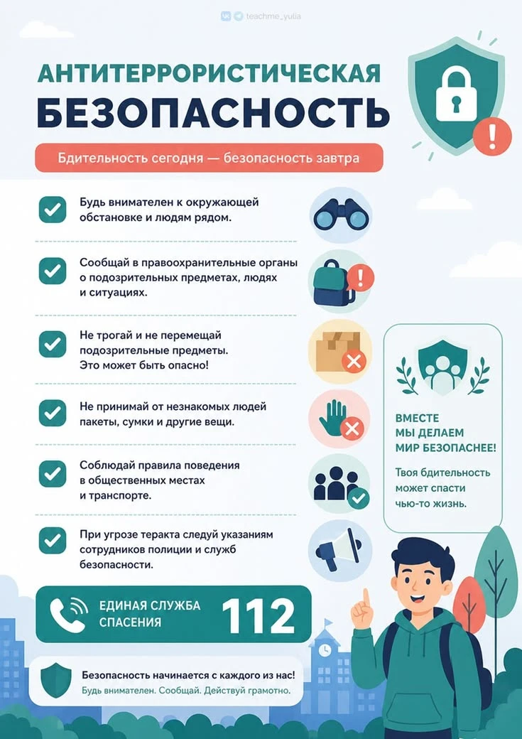 Напоминаем о безопасности