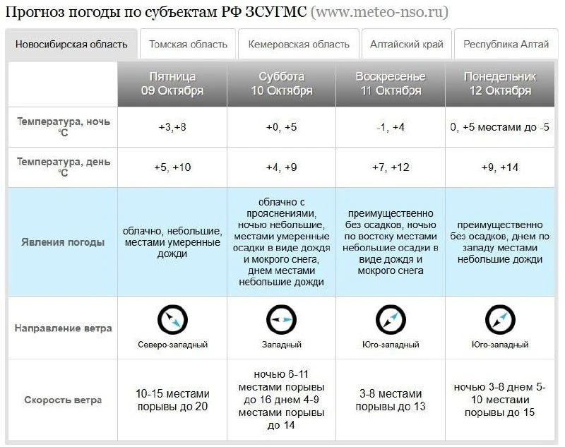 🥶 Холодная погода с температурой до −1 °C ожидается в Новосибирской области на выходны...