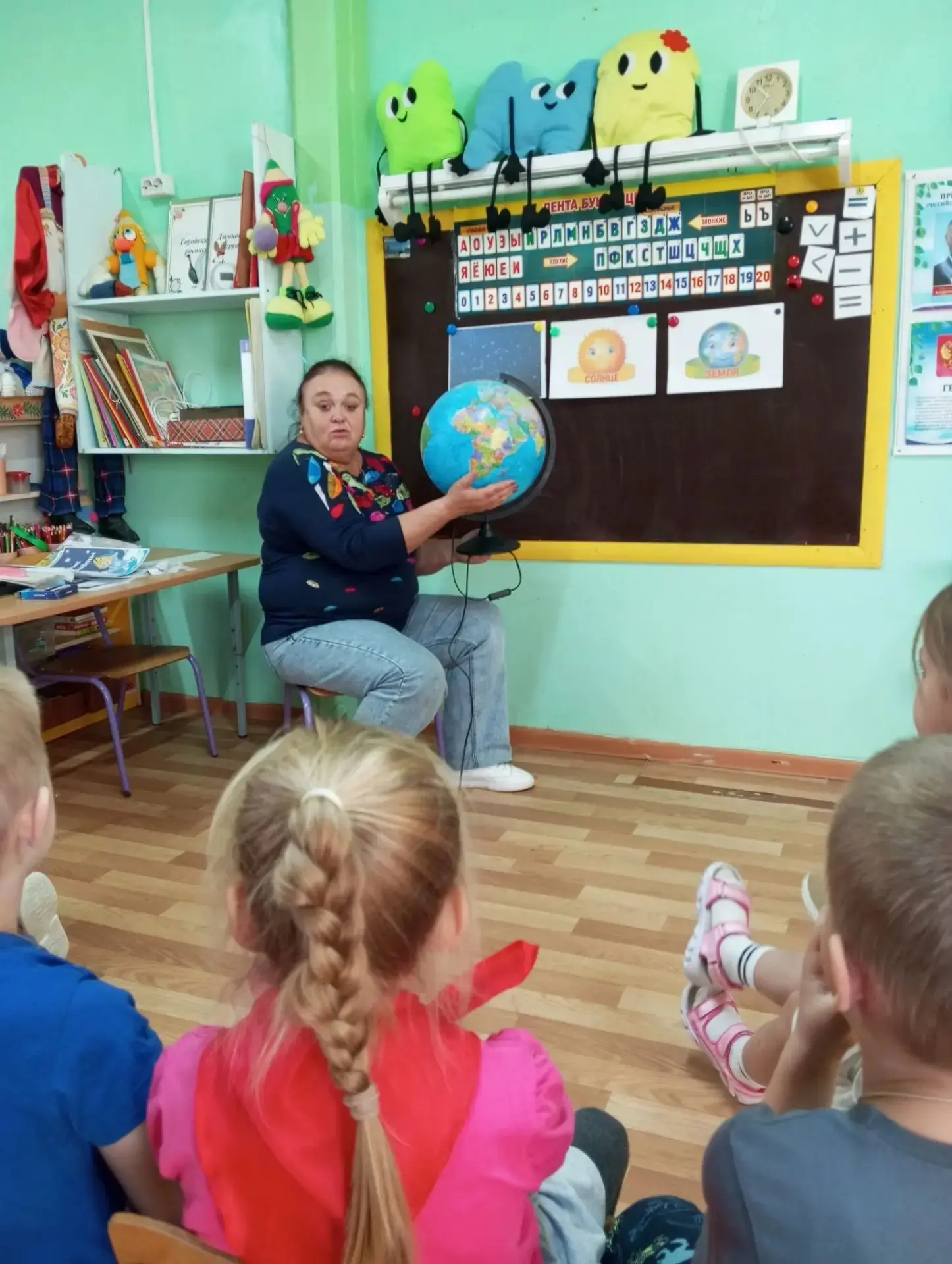 " Если то же захотим, в космос вместе полетим " под таким девизом прошло занятие в стар...