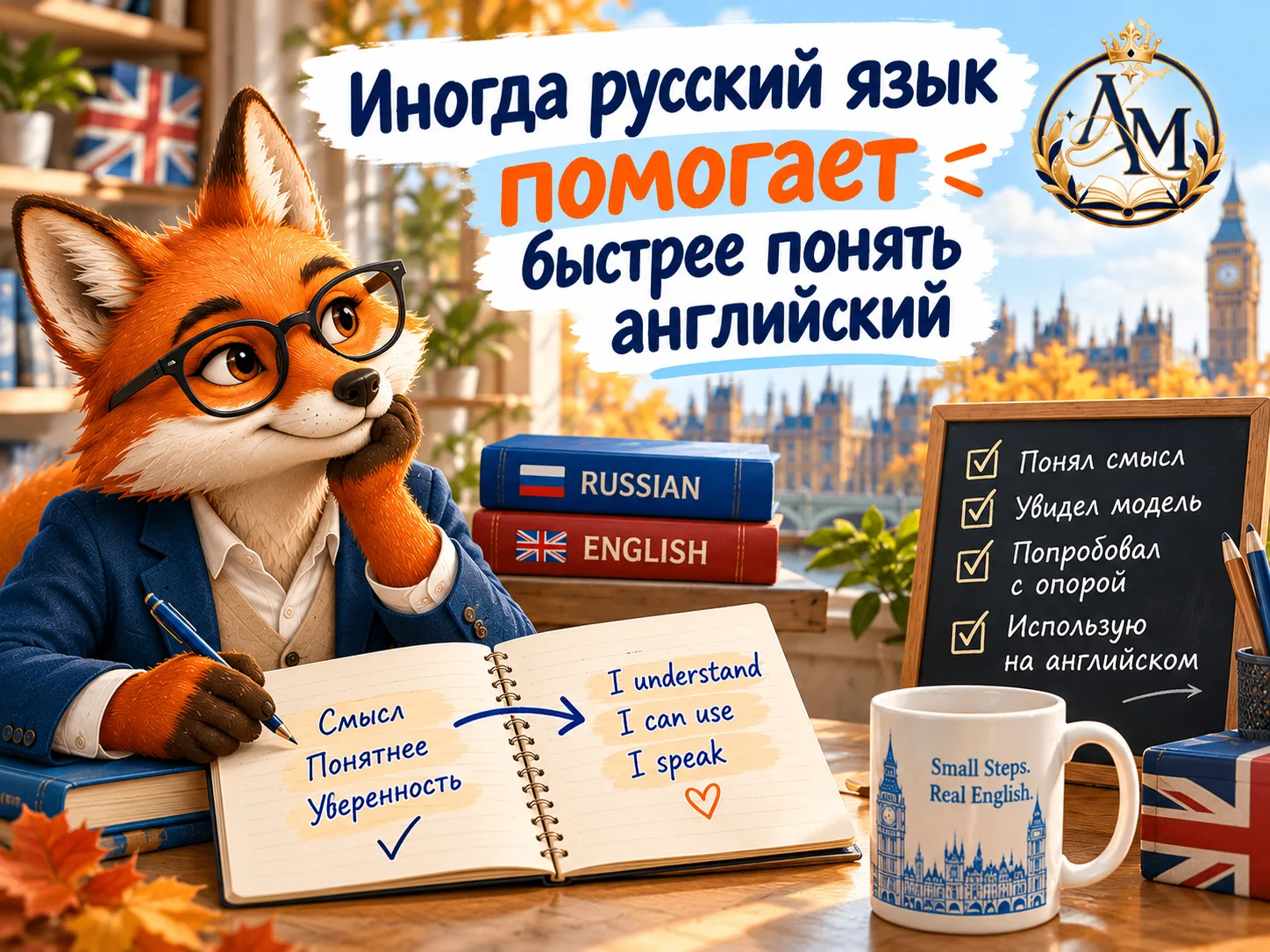 На уроке ребёнок слышит английскую инструкцию — и вместо самого задания пытается понять...